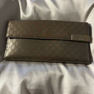 Gucci Monogram Long Wallet